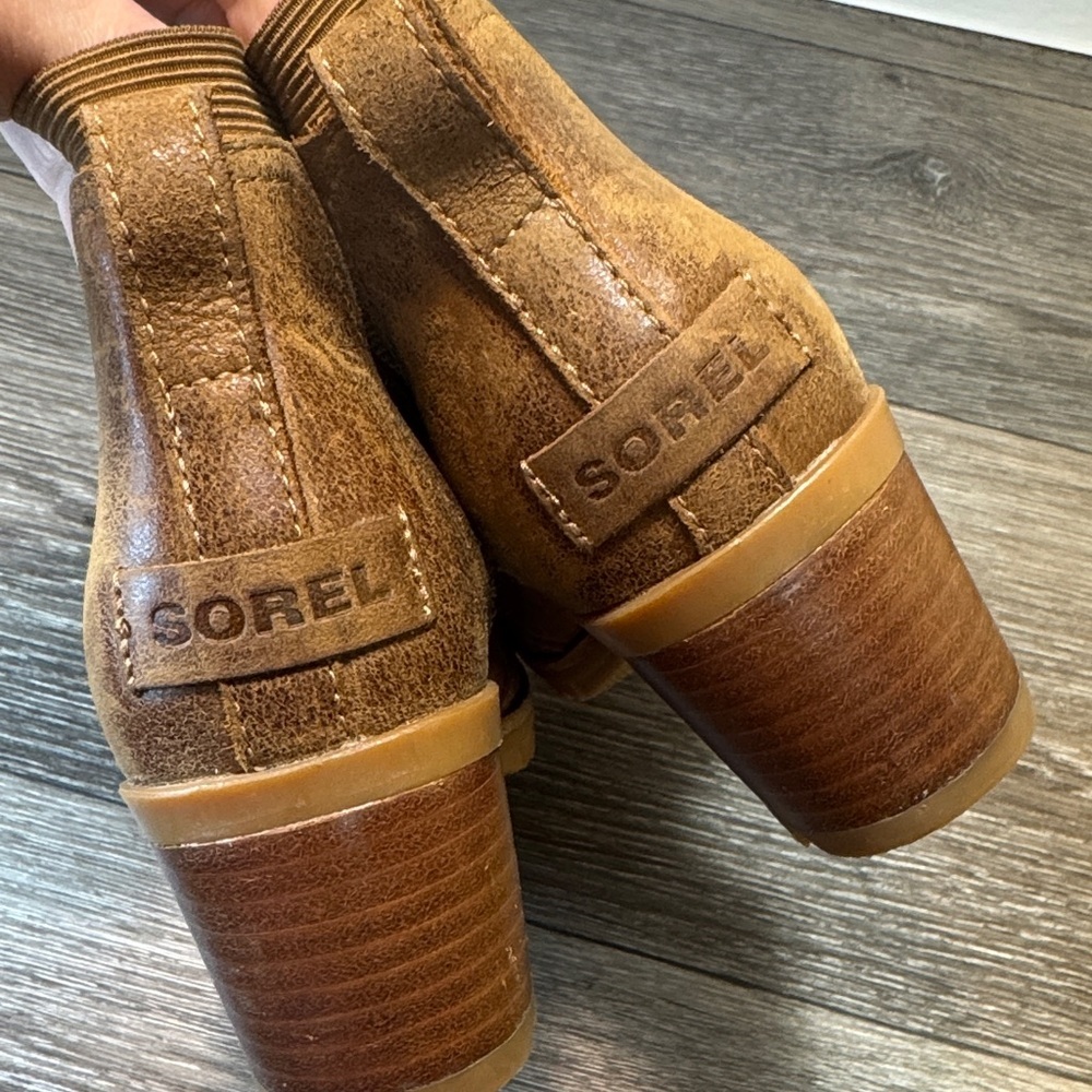 Sorel Brown Ankle Booties woman’s size 36 (j73) - Picture 3 of 9